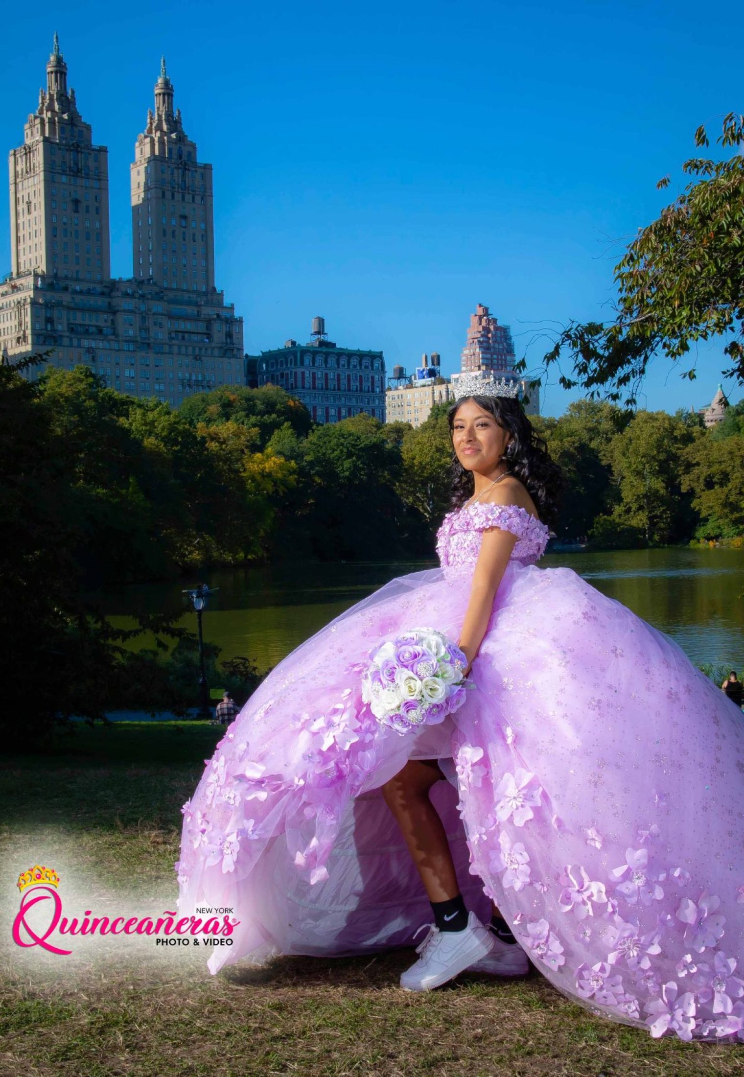 Sweet 15 photo shoot in Central Park NY